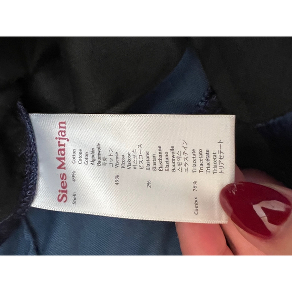 NWOT Women's Sies Marjan Pants, Size 8, Blue - Picture 9 of 9